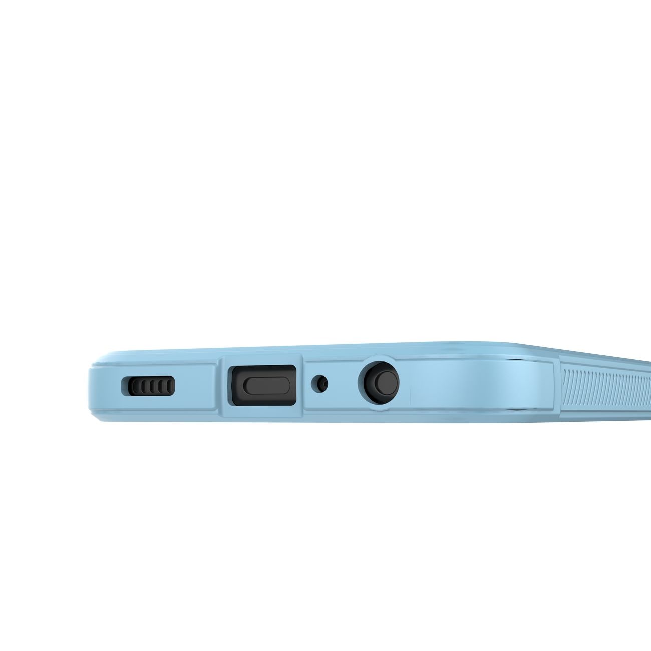 Magic Shield-etui til Samsung Galaxy A24 4G fleksibelt panseret cover lyseblå