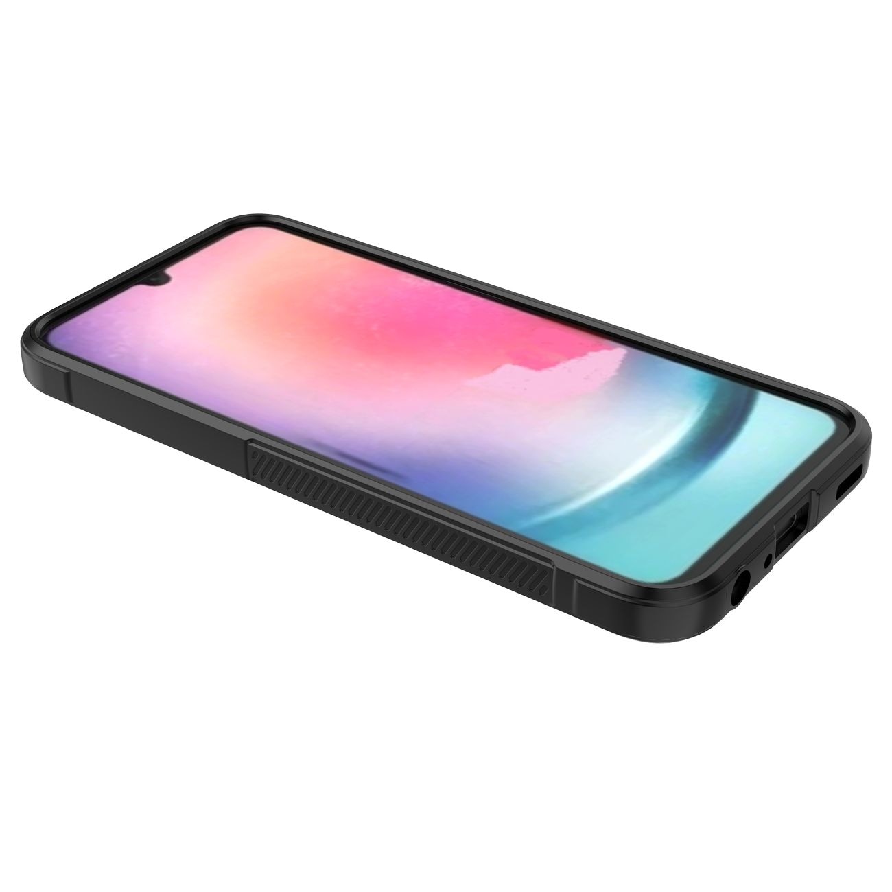 Magic Shield-etui til Samsung Galaxy A24 4G fleksibelt panseret cover lyseblå