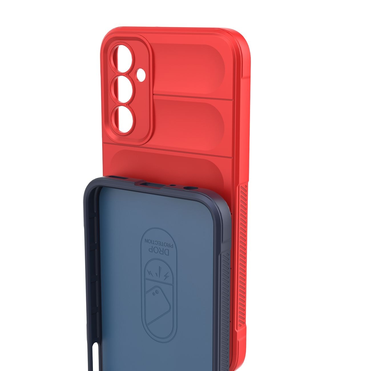 Magic Shield-etui til Samsung Galaxy A24 4G fleksibelt panseret cover rød