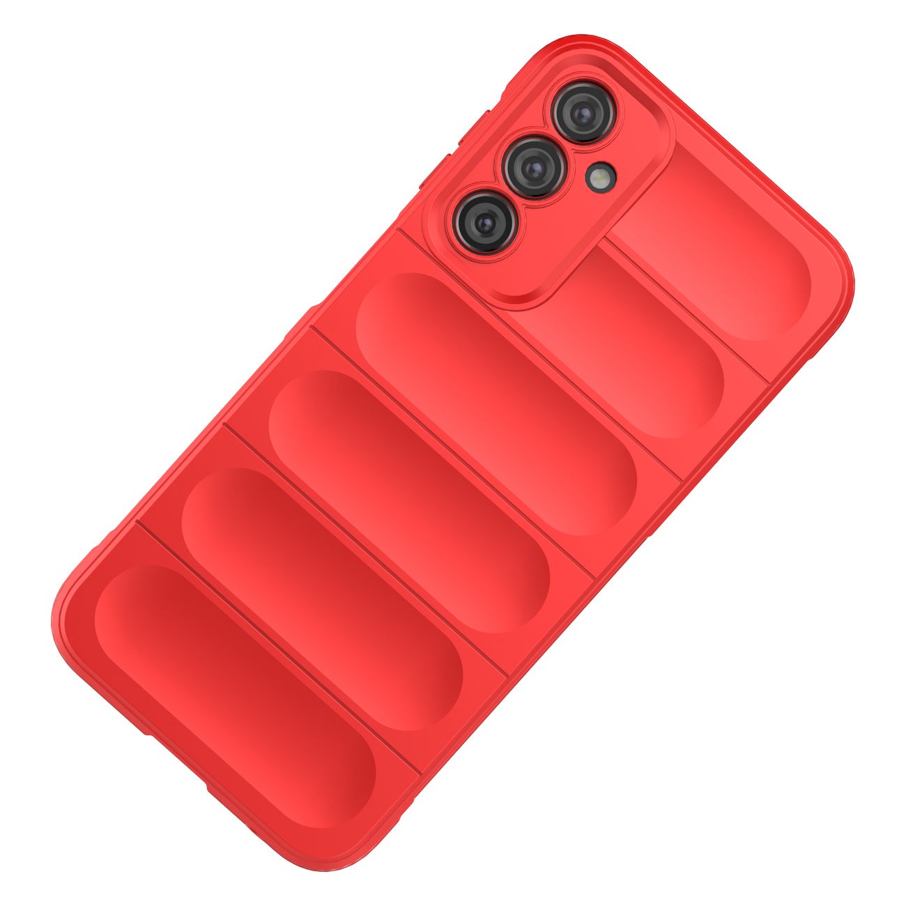 Magic Shield-etui til Samsung Galaxy A24 4G fleksibelt panseret cover rød