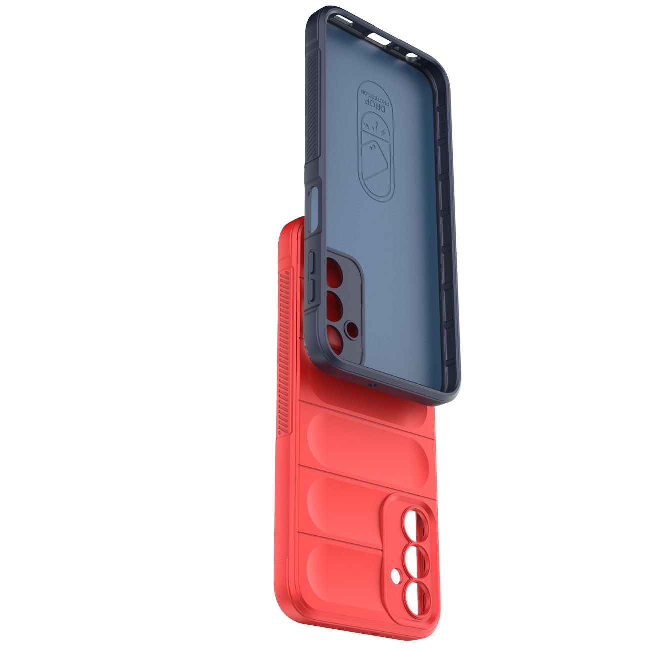 Magic Shield-etui til Samsung Galaxy A24 4G fleksibelt panseret cover rød