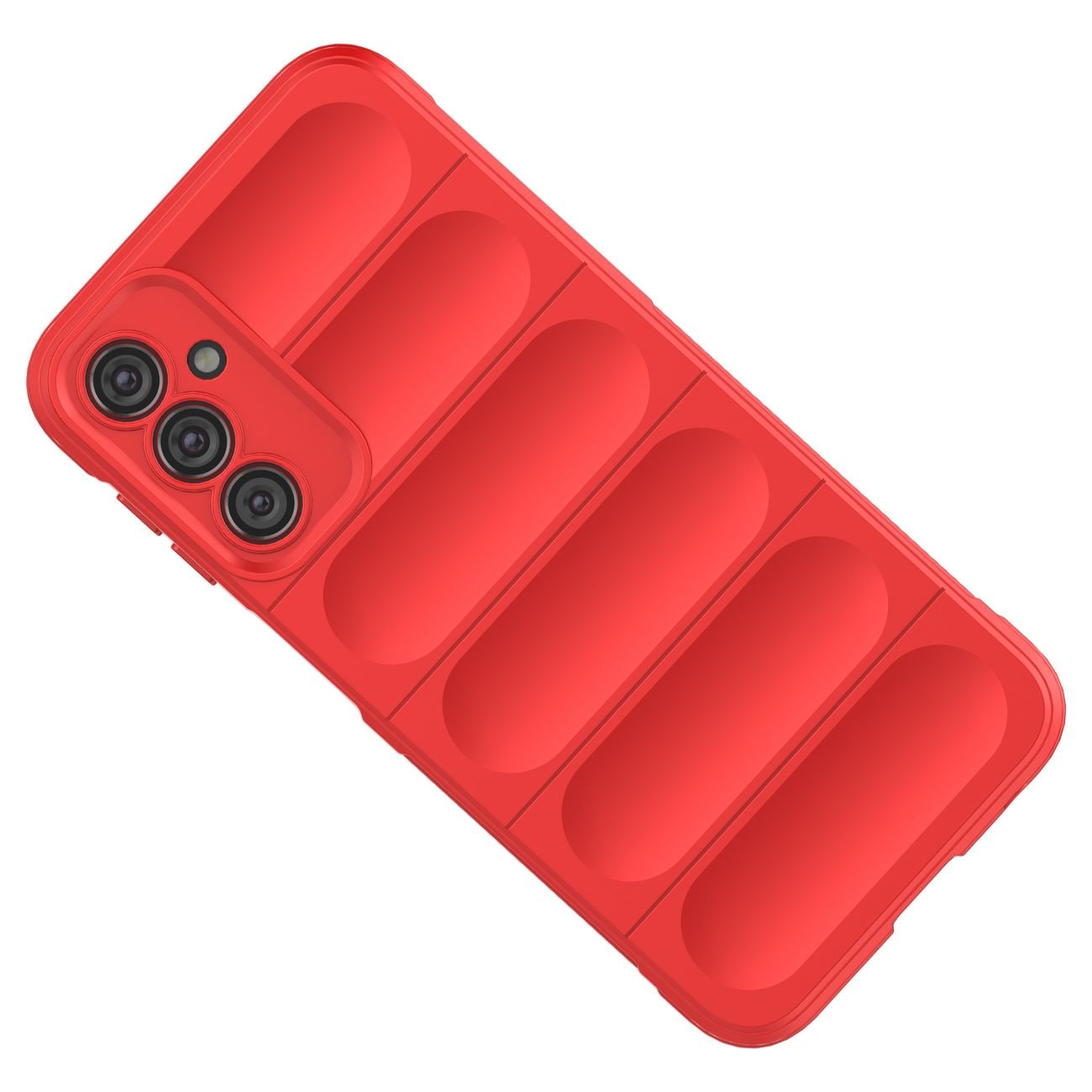 Magic Shield-etui til Samsung Galaxy A24 4G fleksibelt panseret cover rød