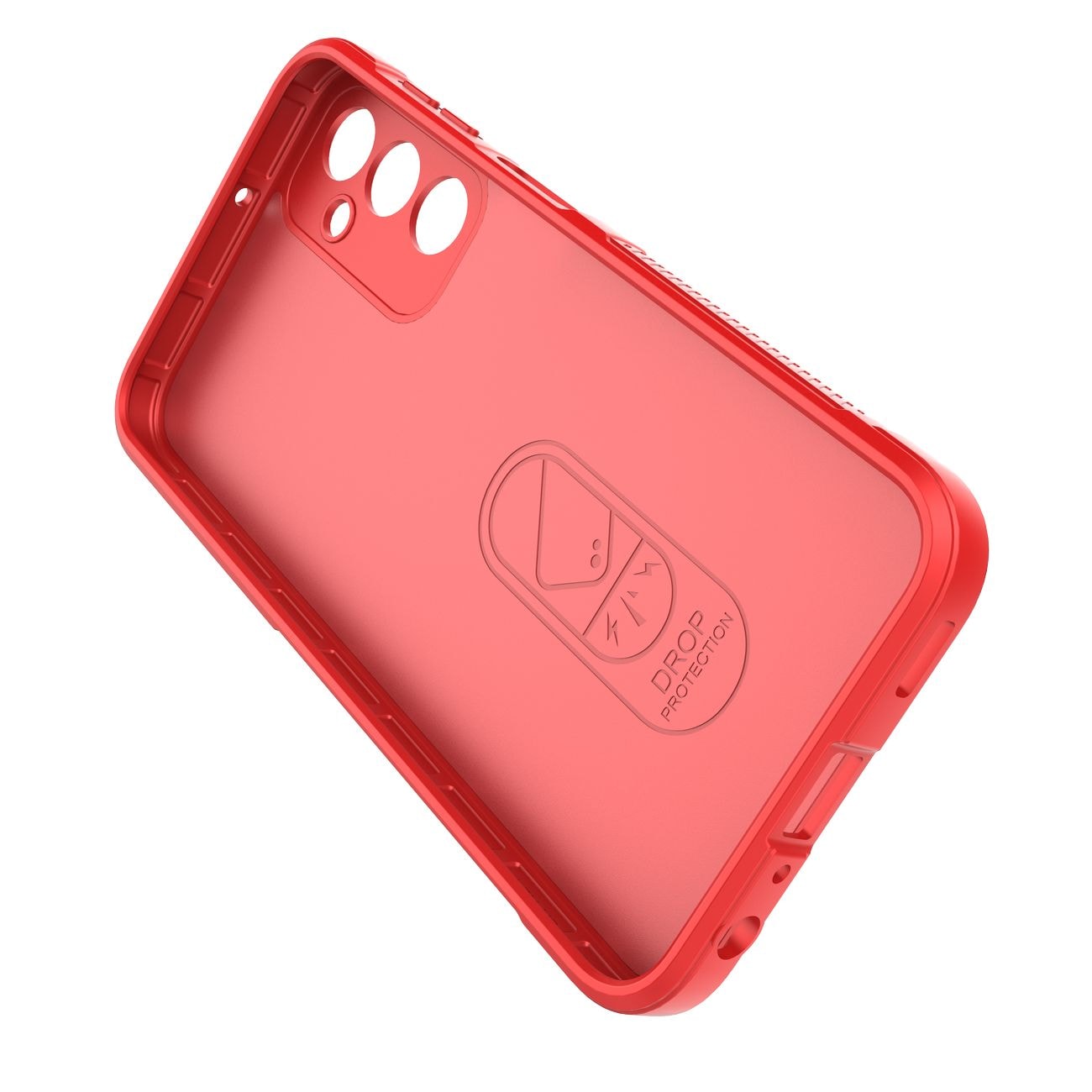 Magic Shield-etui til Samsung Galaxy A24 4G fleksibelt panseret cover rød