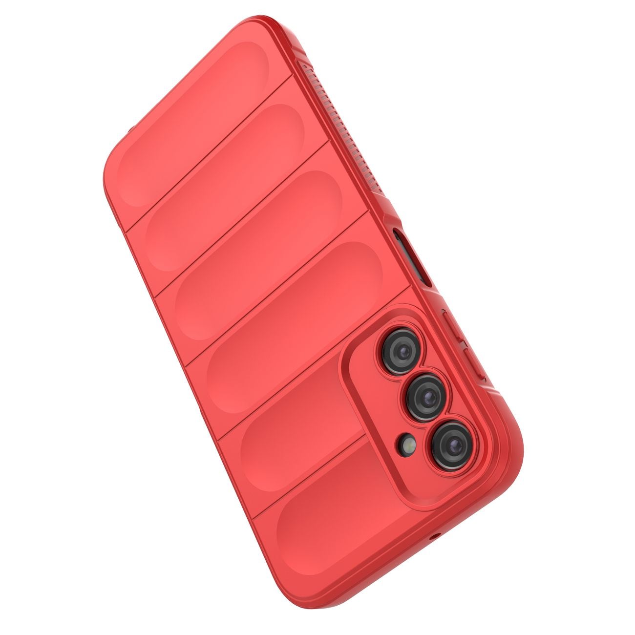 Magic Shield-etui til Samsung Galaxy A24 4G fleksibelt panseret cover rød