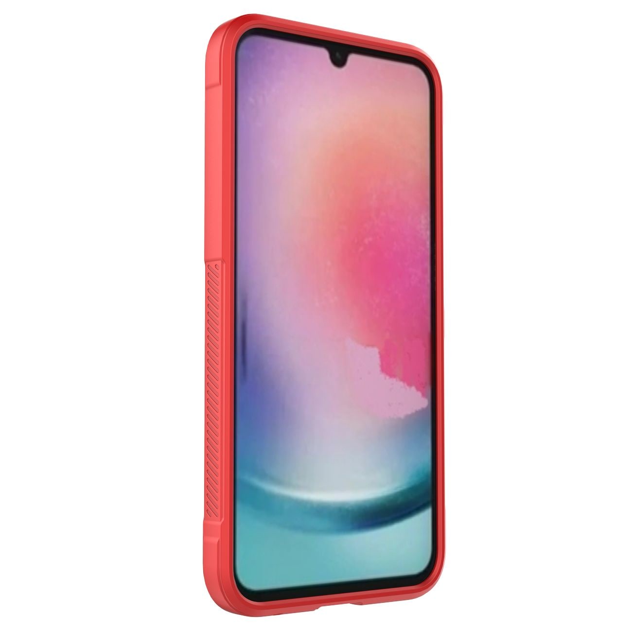Magic Shield-etui til Samsung Galaxy A24 4G fleksibelt panseret cover rød