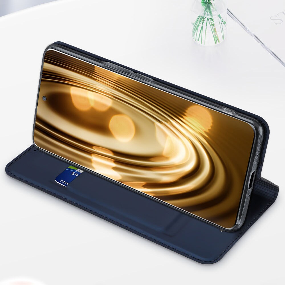Dux Ducis Skin Pro-etui til Honor Magic5 flip cover kort tegnebog stativ sort