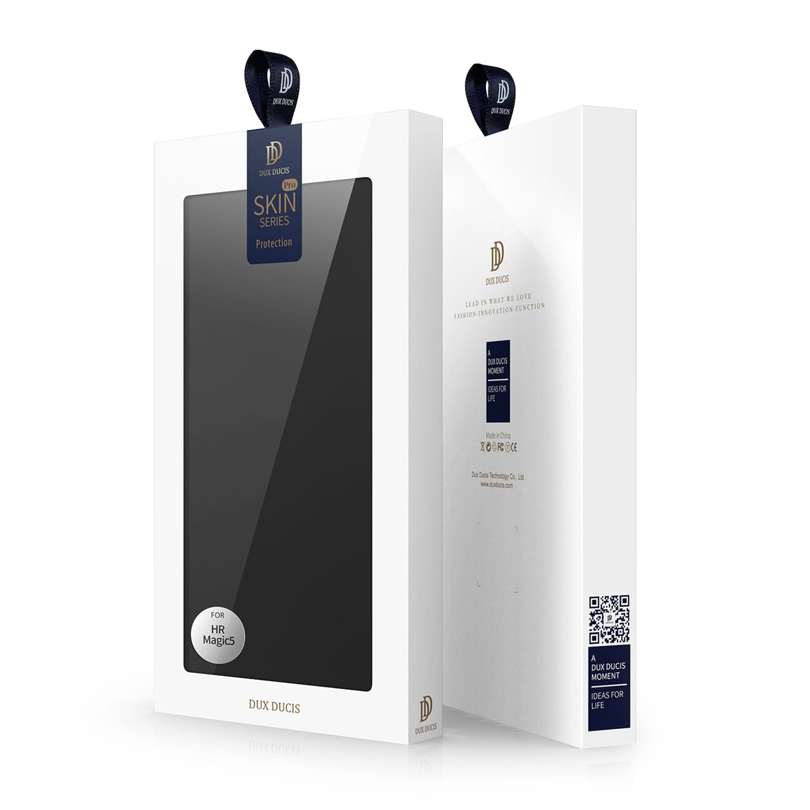 Dux Ducis Skin Pro-etui til Honor Magic5 flip cover kort tegnebog stativ sort