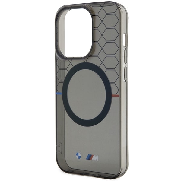 Etui BMW BMHMP14LHGPK iPhone 14 Pro 6,1" grå/grå mønster MagSafe