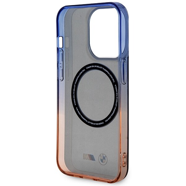 Etui BMW BMHMP14XHTGE iPhone 14 Pro Max 6,7" grå/grå hardcase Gradient Bumper MagSafe