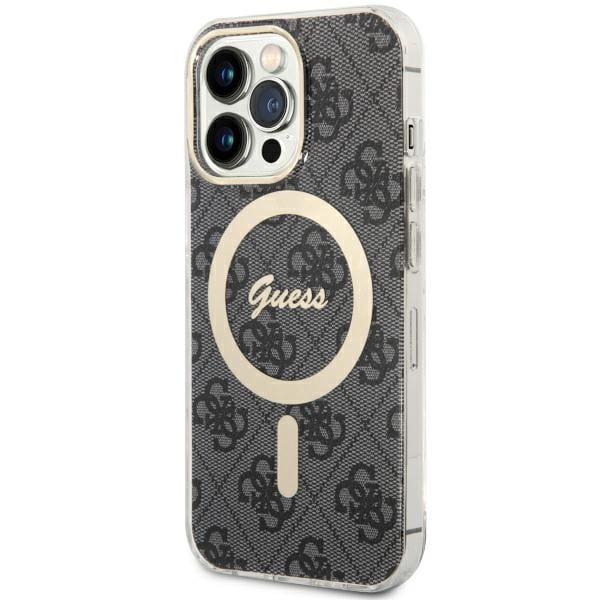 Guess GUHMP13LH4STK iPhone 13 Pro / 13 6,1" sort/sort hardcase 4G MagSafe