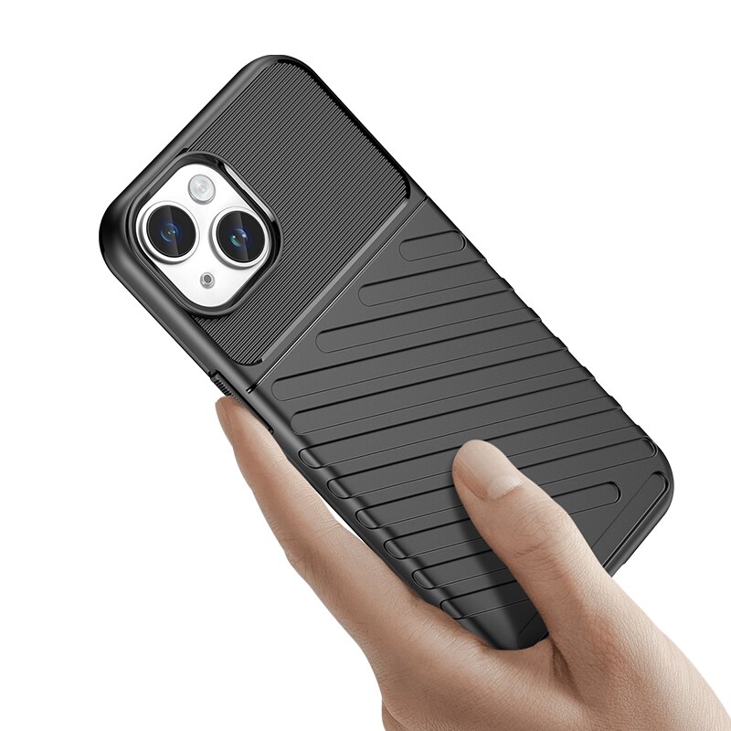 Armored iPhone 15 Plus Thunder Case - blå