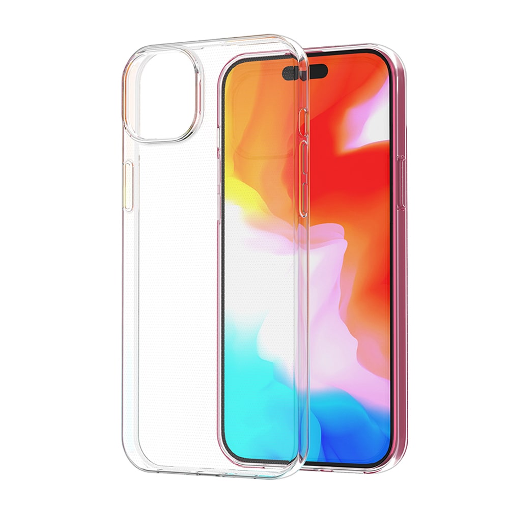 iPhone 15 Plus-etui fra Ultra Clear-serien i gennemsigtig farve
