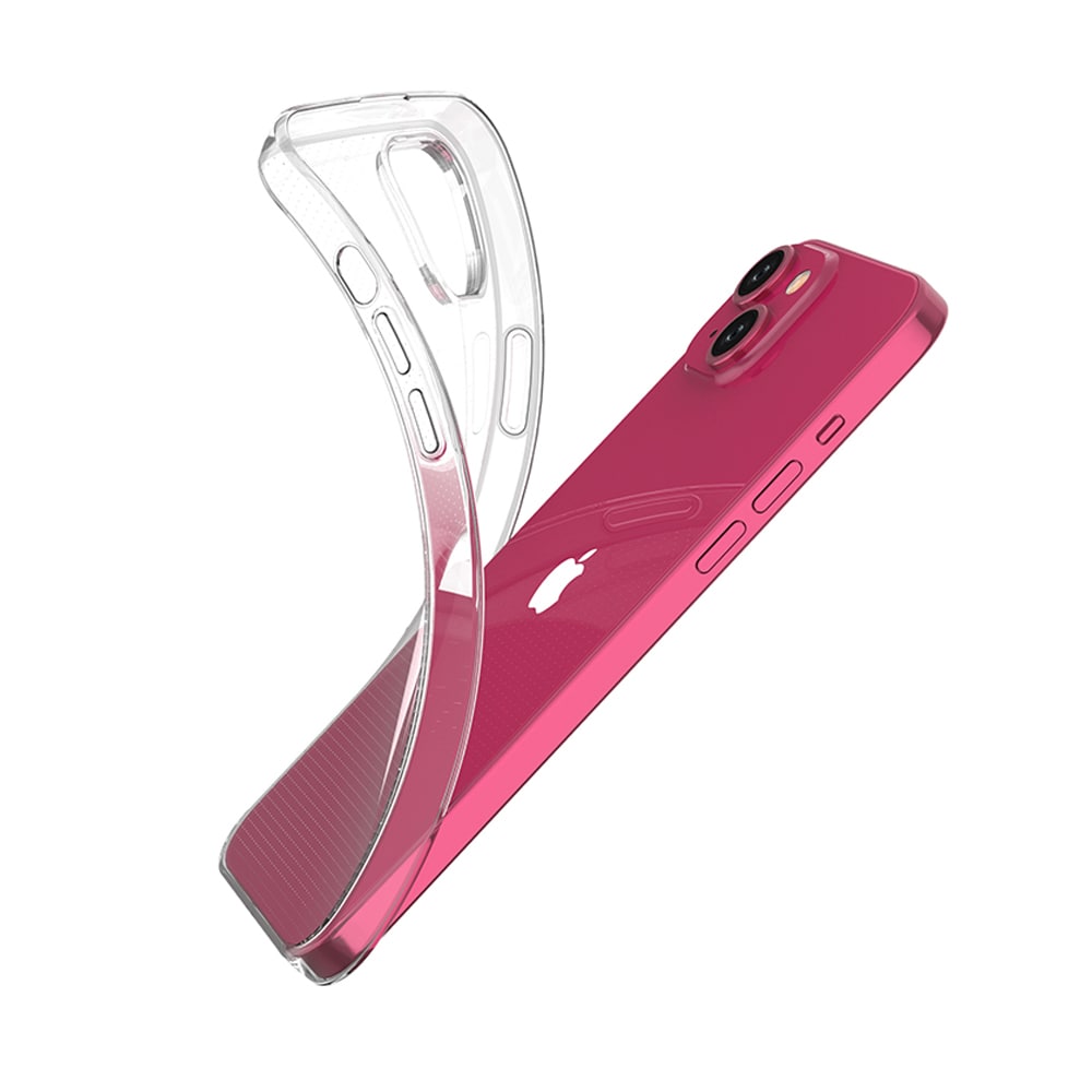 iPhone 15 Plus-etui fra Ultra Clear-serien i gennemsigtig farve