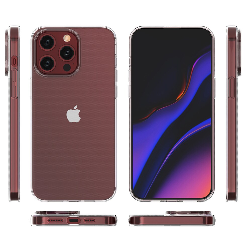 iPhone 15 Pro Max-kuffert fra Ultra Clear-serien i gennemsigtig farve