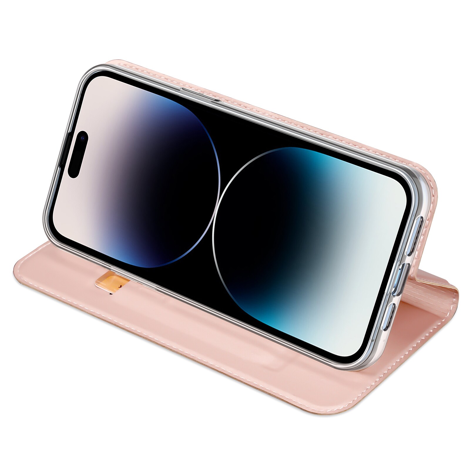Dux Ducis Skin Pro Wallet Case til iPhone 15 Pro - Pink