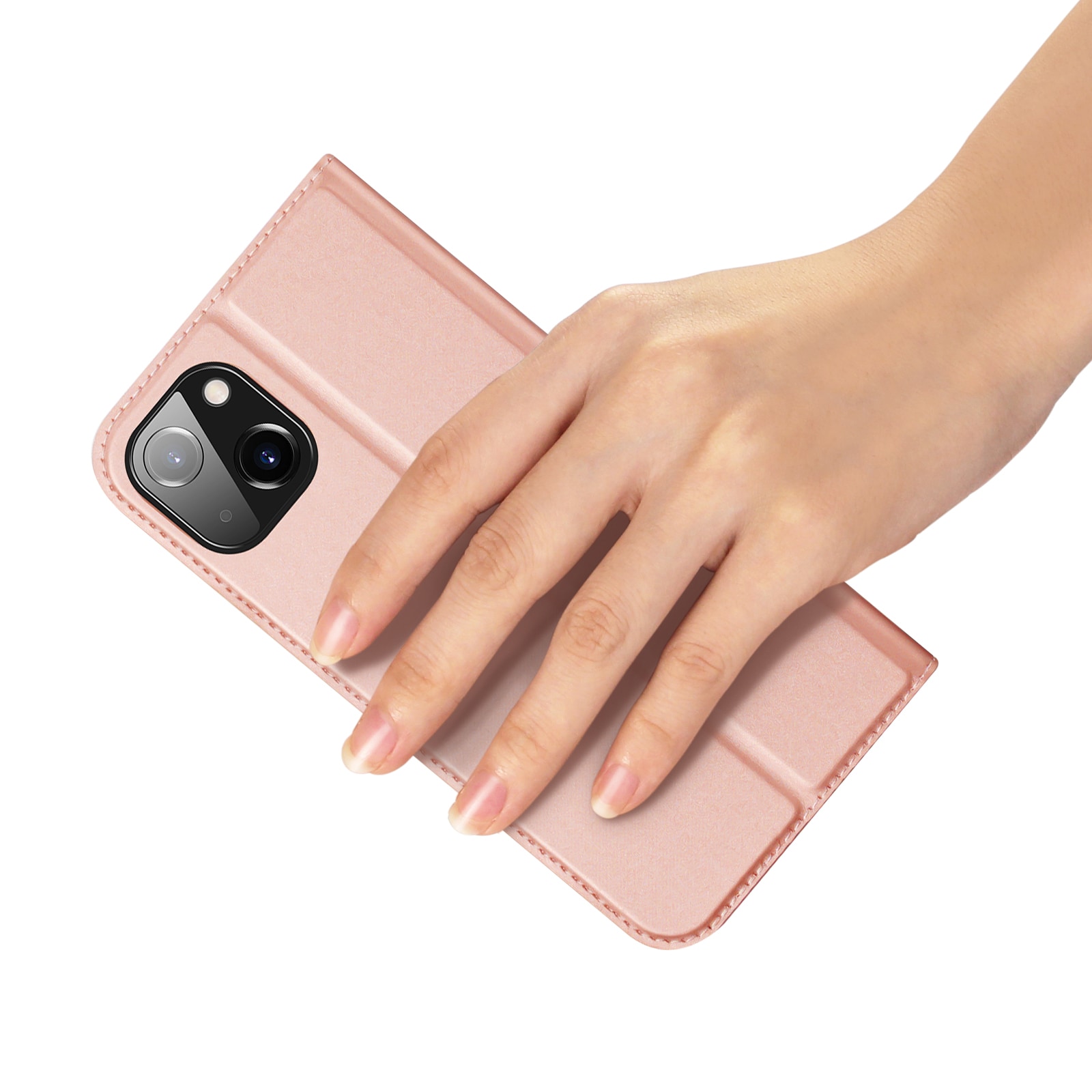 Dux Ducis Skin Pro Wallet-etui til iPhone 15 Plus - Pink