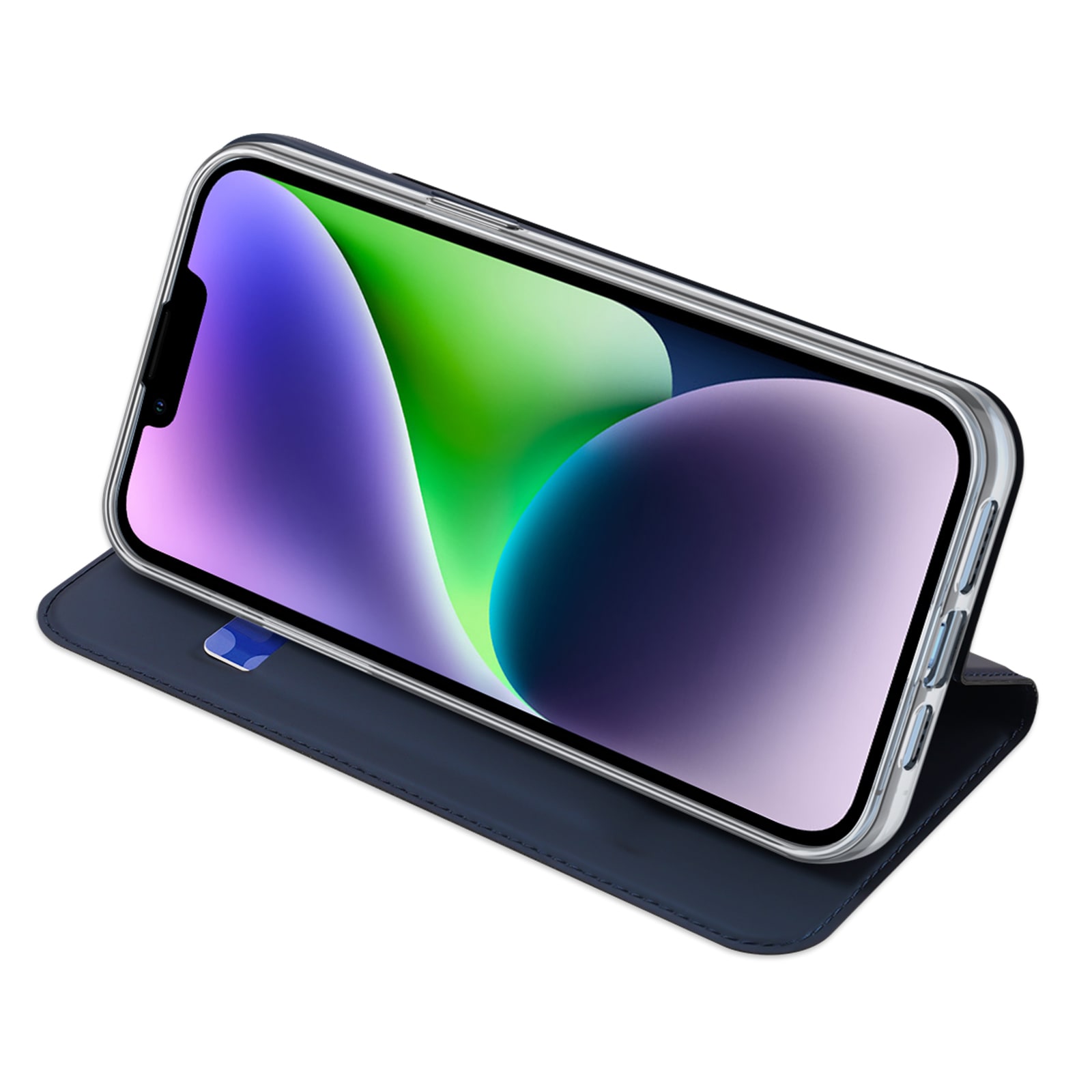 Dux Ducis Skin Pro Wallet-etui til iPhone 15 Plus - Blå