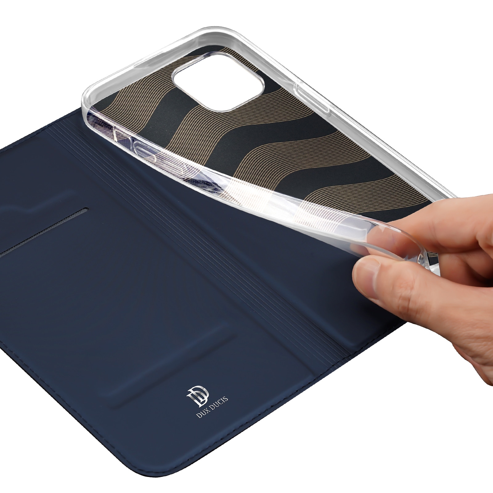 Dux Ducis Skin Pro Wallet-etui til iPhone 15 Plus - Blå