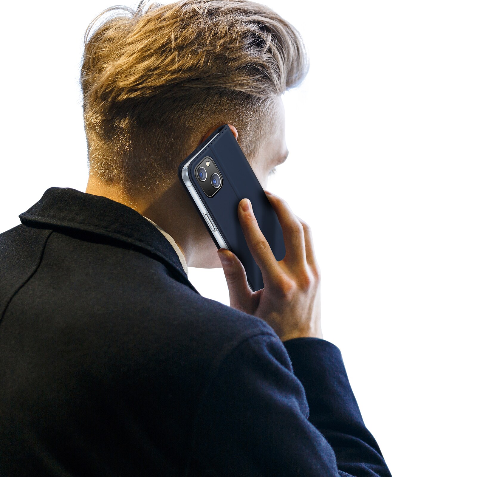 Dux Ducis Skin Pro Wallet-etui til iPhone 15 Plus - Blå