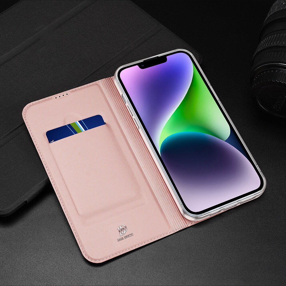 Dux Ducis Skin Pro Wallet-etui til iPhone 15 Plus - Sort