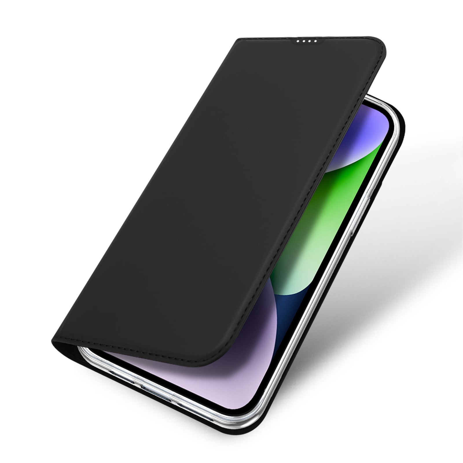 Dux Ducis Skin Pro Wallet-etui til iPhone 15 Plus - Sort