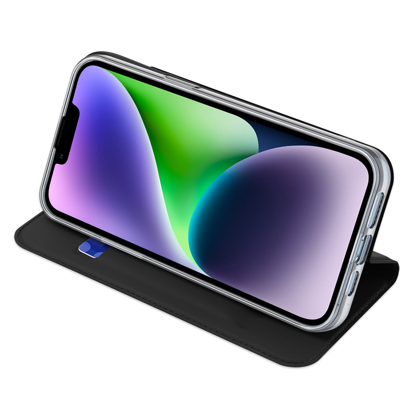 Dux Ducis Skin Pro Wallet-etui til iPhone 15 Plus - Sort