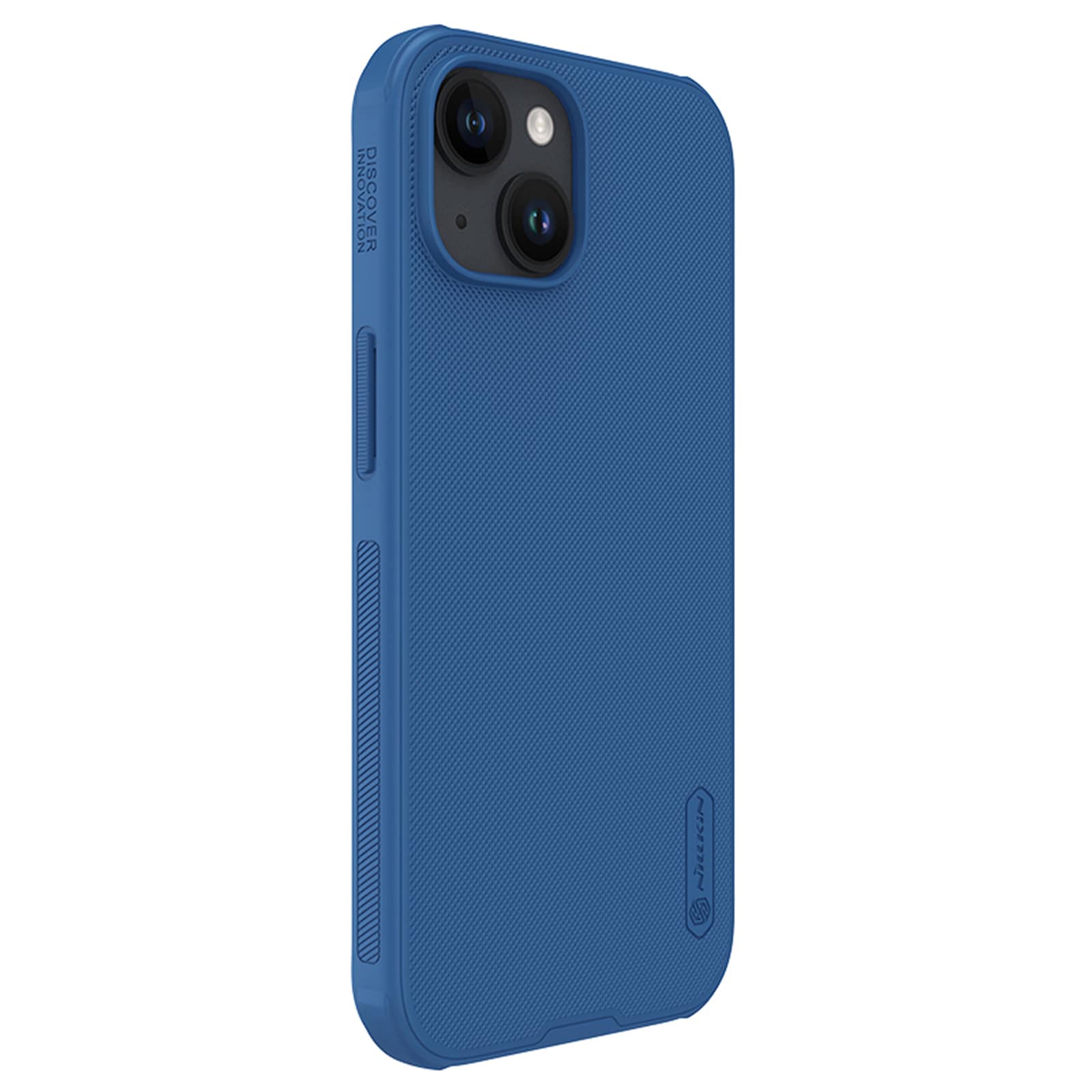 Nillkin Super Frosted Shield Pro forstærket etui til iPhone 15 Plus - blå