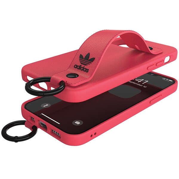 Adidas OR håndremsetui til iPhone 12 / iPhone 12 Pro - pink