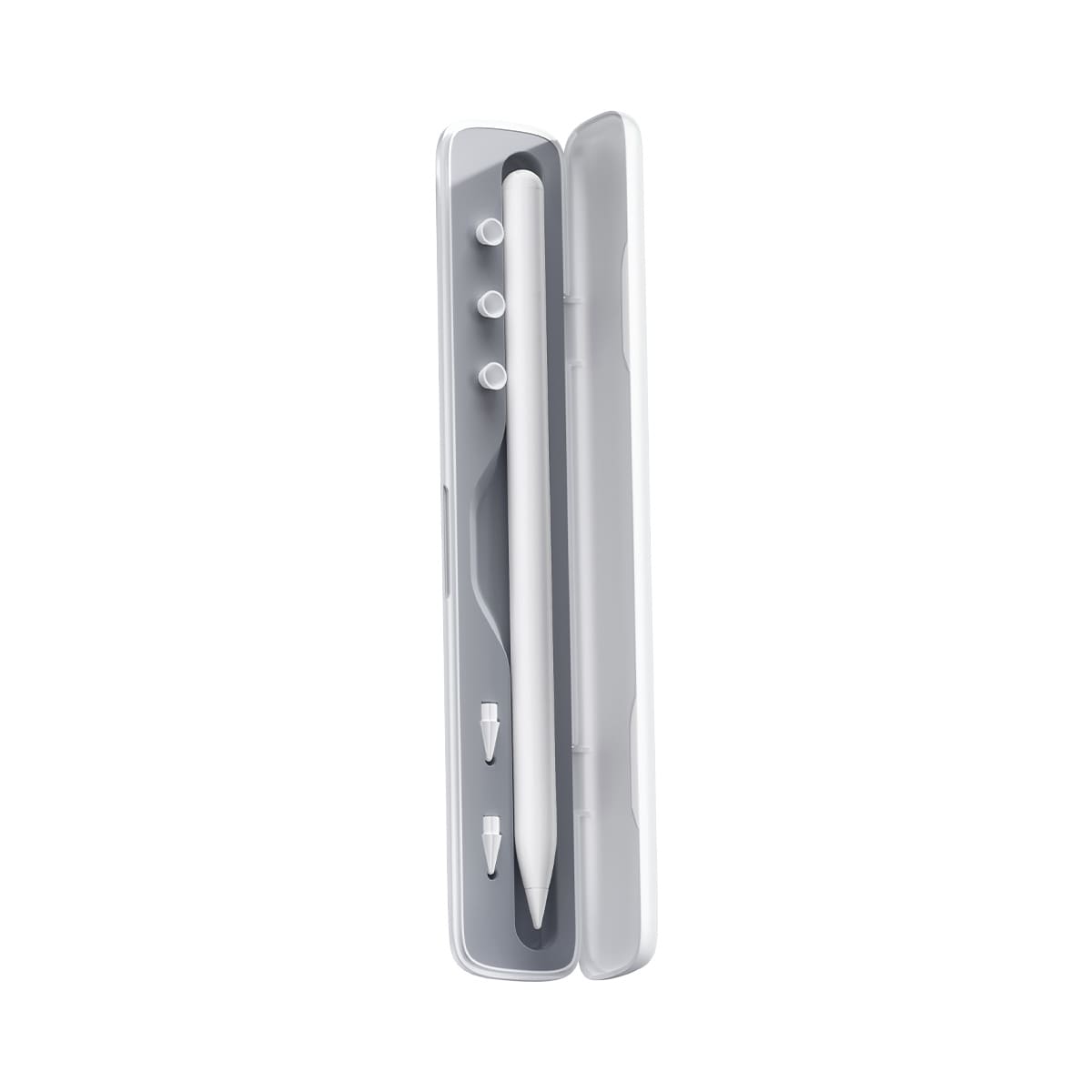 Stylus-etui til Baseus Smooth Writing 2-tabletten - hvid
