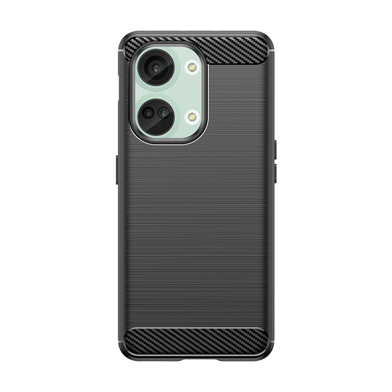 Carbon Case silikoneetui til OnePlus Ace 2V/OnePlus Nord 3 - sort