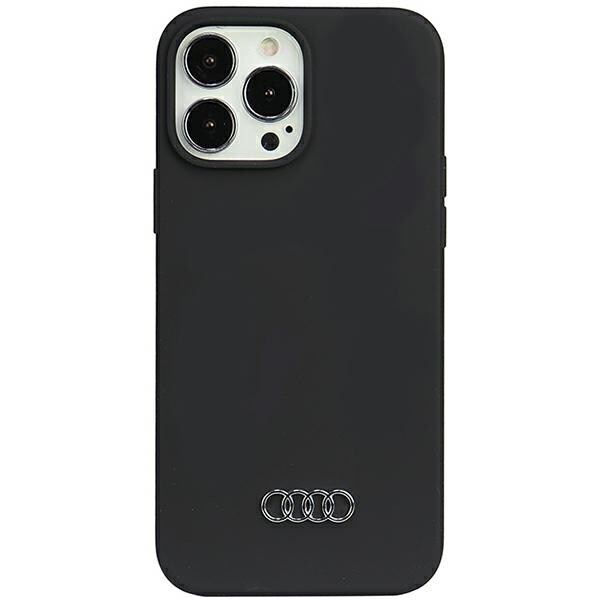 Audi silikoneetui iPhone 13 Pro Max 6,7" sort/sort hardcase AU-LSRIP13PM-Q3/D1-BK