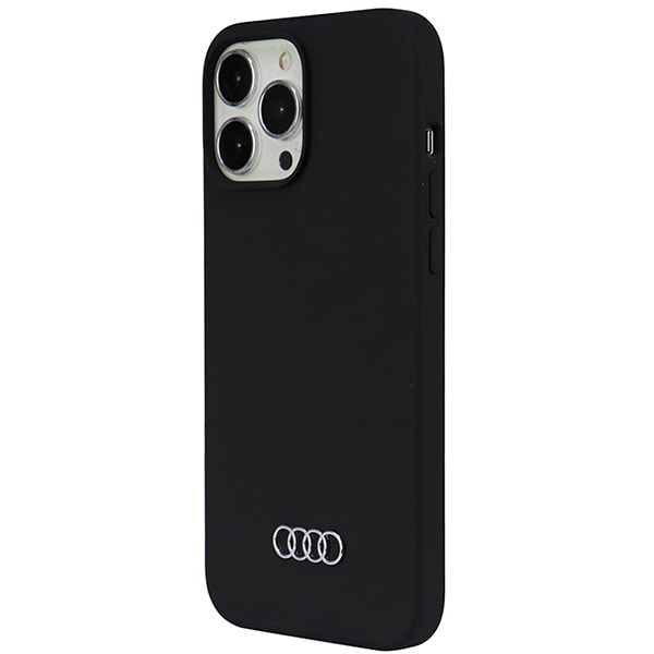 Audi silikoneetui iPhone 13 Pro Max 6,7" sort/sort hardcase AU-LSRIP13PM-Q3/D1-BK