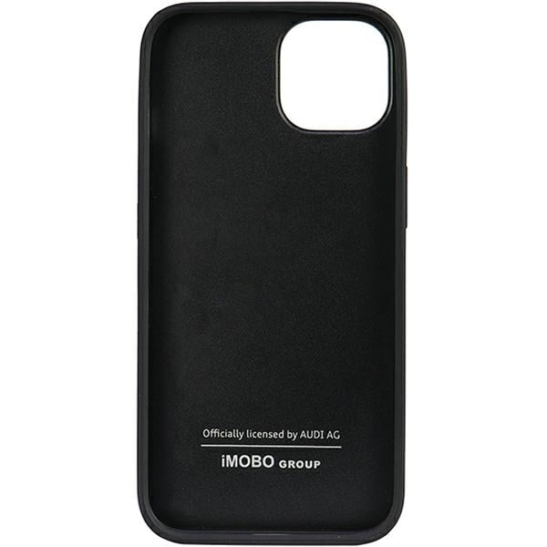 Audi Genuine Leather iPhone 12/12 Pro 6.1" sort/sort hardcase AU-TPUPCIP12P-Q8/D1-BK