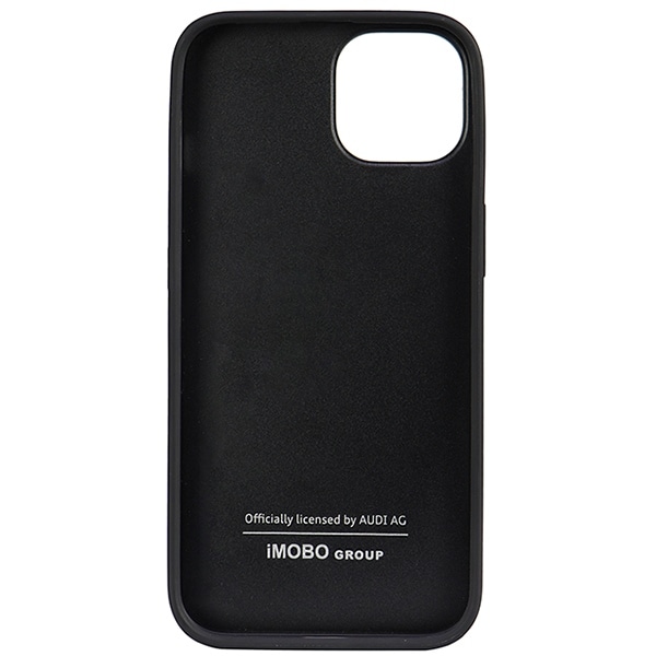 Audi Genuine Leather iPhone 14 6.1" sort/sort hardcase AU-TPUPPCIP14-Q8/D1-BK