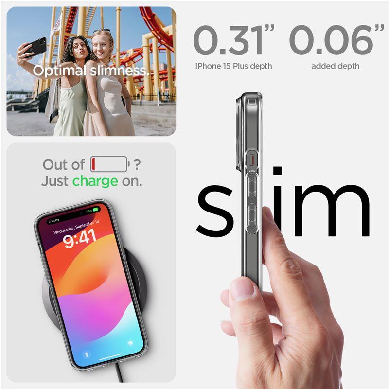 Spigen Crystal Flex-etui til iPhone 15 Plus - Klar