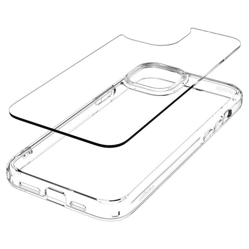 Spigen Crystal Hybrid iPhone 15 Plus-etui - klart