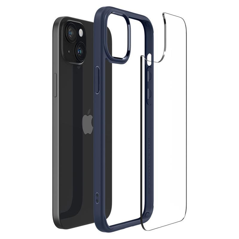 Spigen Crystal Hybrid iPhone 15 Plus-etui - klar blå