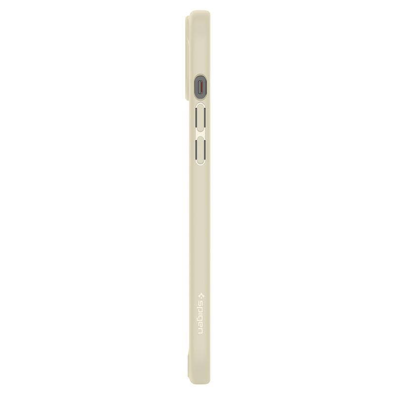 Spigen Crystal Hybrid iPhone 15 Plus-etui - gennemsigtig beige