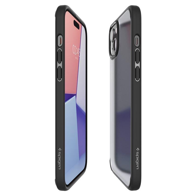 Spigen Ultra Hybrid iPhone 15 Plus-etui - Sort
