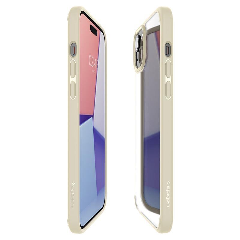 Spigen Ultra Hybrid iPhone 15 Plus-etui - Beige