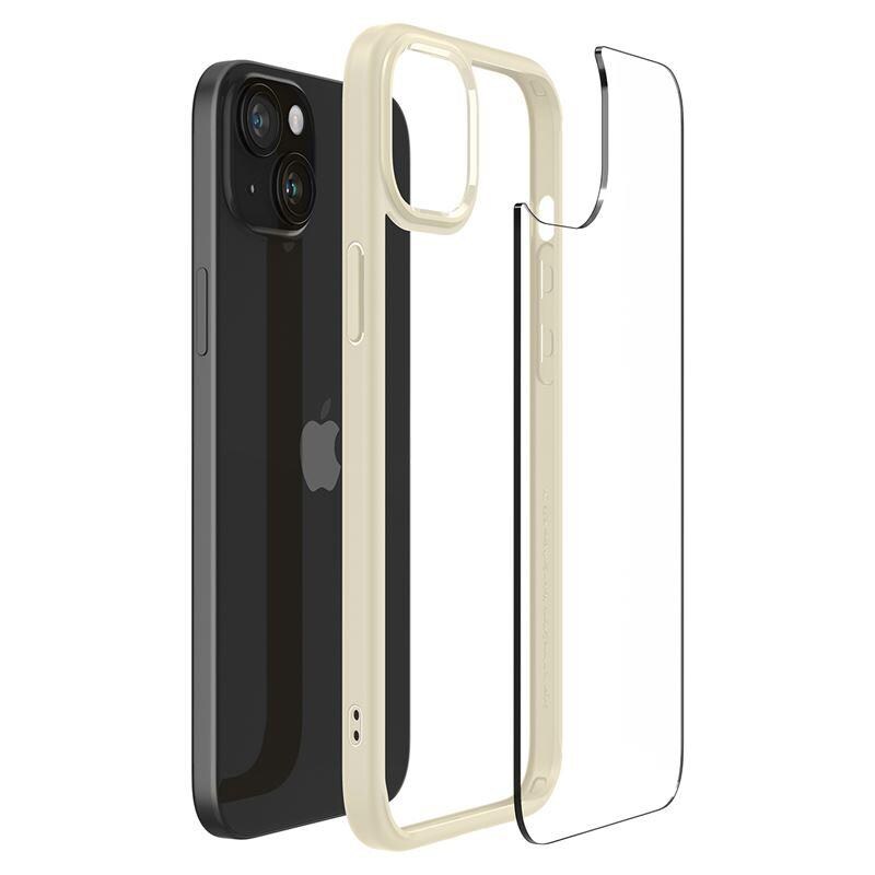 Spigen Ultra Hybrid iPhone 15 Plus-etui - Beige