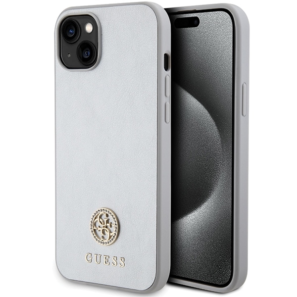 Guess GUHCP15MPS4DGPS iPhone 15 Plus 6,7" sølv/sølv hardcase Strass Metal Logo
