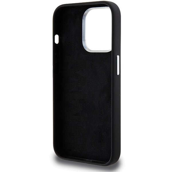 BMW Signature Liquid Silicone MagSafe-etui til iPhone 15 Pro - sort