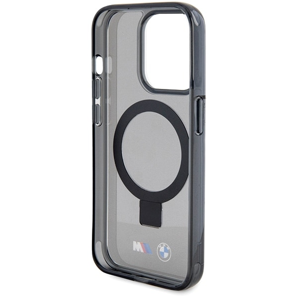 BMW Ring Stand M Collection MagSafe-etui til iPhone 15 Pro - Sort