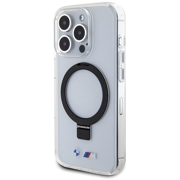 BMW Ring Stand M Collection MagSafe-etui til iPhone 15 Pro - Klar
