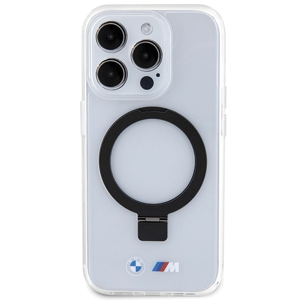 BMW Ring Stand M Collection MagSafe-etui til iPhone 15 Pro - Klar