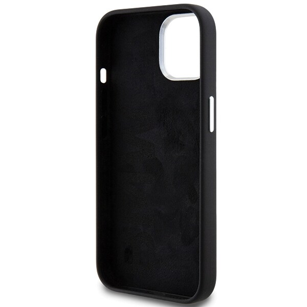 BMW Signature Liquid Silicone MagSafe-etui til iPhone 15 Plus - sort
