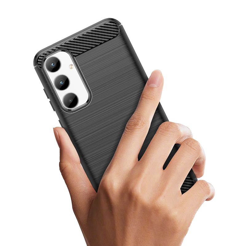 Carbon-etui til Samsung Galaxy A35 - sort