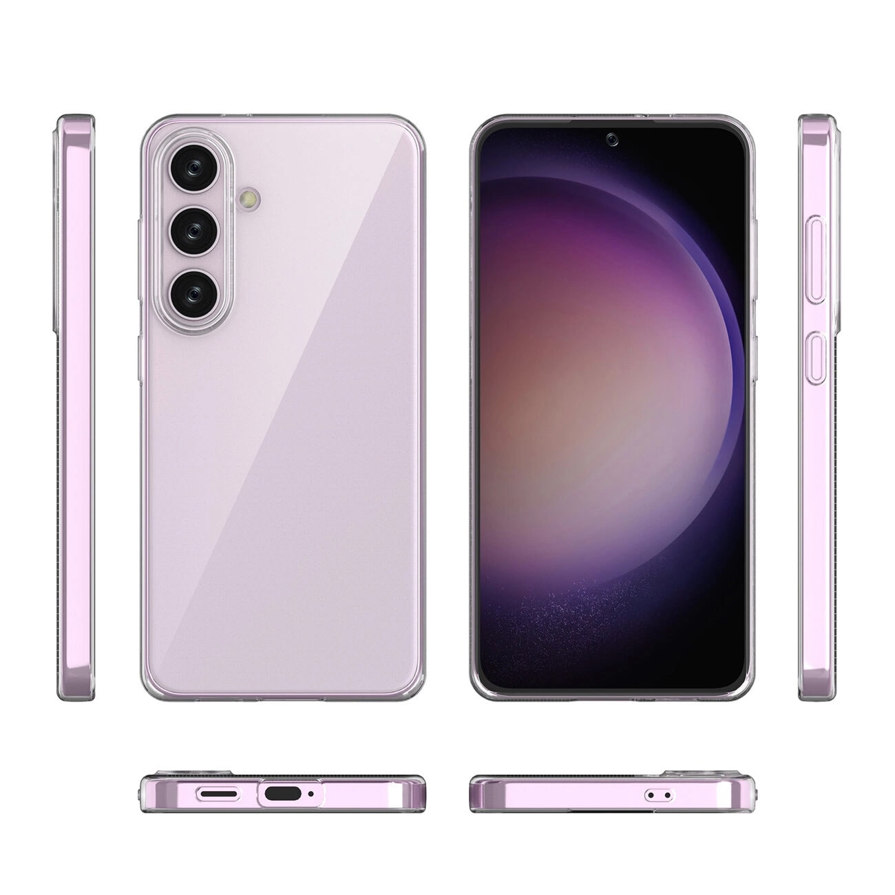 Ultraklart etui til Samsung Galaxy A35 - gennemsigtigt