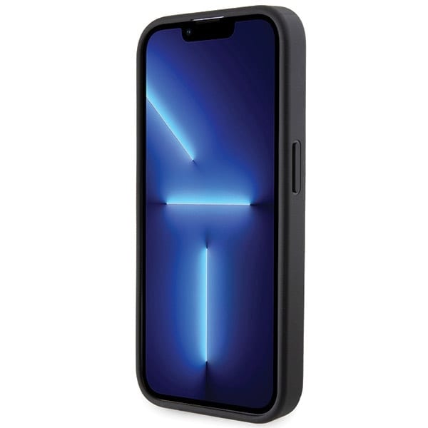 BMW Grip Hot Stamp-etui til iPhone 15 Pro - sort